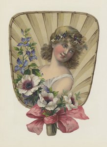 Fille avec des fleurs - European School