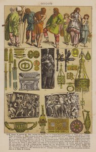 Godos (lithographie en couleur) - European School