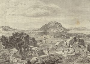 Grèce et Rome - Grèce : Corinthe, vue depuis une carrière - European School