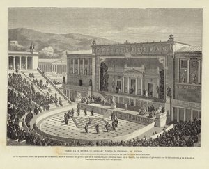Grèce et Rome - Grèce : Théâtre de Dionysos à Athènes