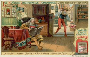 Hans Sachs dans son atelier - European School