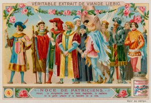 Héraut, maire de la ville et ses magistrats, capitaines de la garde de la ville et les bannières de la ville - European School