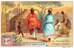 Village indigène dans le Transvaal - European School