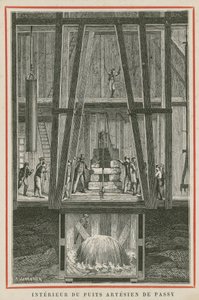 Intérieur des puits artésiens de Passy, Paris - European School