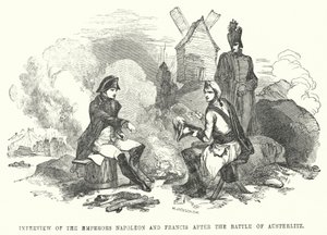 Entrevue des empereurs Napoléon et François après la bataille d