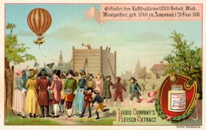 Invention de la montgolfière par les frères Montgolfier, France - European School