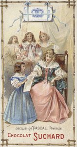 Jacqueline Pascal, poétesse française, enfant - European School