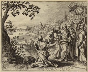 Jésus-Christ guérissant la fille d