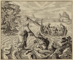 Jésus Christ marchant sur la mer de Galilée - European School