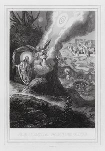 Jésus priant au Jardin des Oliviers (gravure) - European School