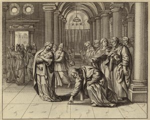 Jésus et la femme prise en flagrant délit d