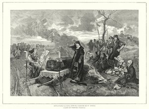 Jeanne de Castille devant le cercueil de son mari, Philippe le Beau, duc de Bourgogne - European School