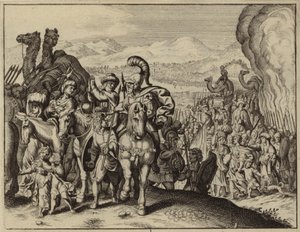 Josué et les Israélites traversant le Jourdain et entrant en Canaan - European School