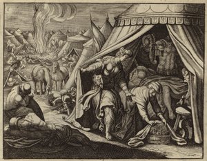 Judith avec la tête décapitée d