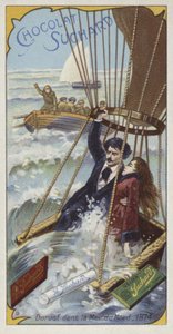 Ballon de Jules Duruof tombant dans la mer du Nord, 1874 - European School