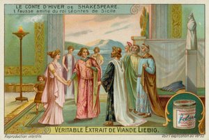Le roi Léonte, la reine Hermione et le roi Polyxène - European School