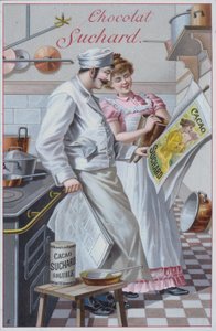 Scène de cuisine, publicité pour le cacao Suchard - European School