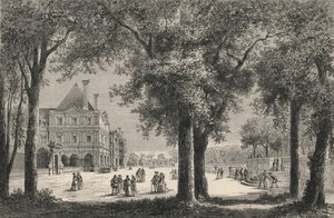 Le Luxembourg au temps de Marie de Médicis (gravure)
