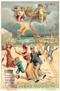 Éclair (chromolithographie) - European School