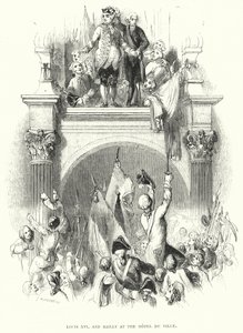Louis XVI et Bailly à l