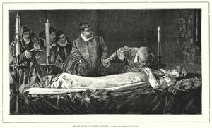 Michel-Ange honorant le corps mort de Vittoria Colonna - European School
