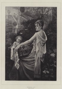 Joie de la mère (gravure) - European School