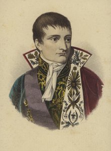 Napoléon Bonaparte (gravure en couleur)