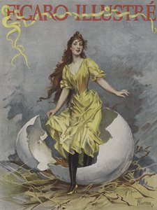 Œuf de Pâques. Couverture de Le Figaro Illustré, avril 1893 - European School