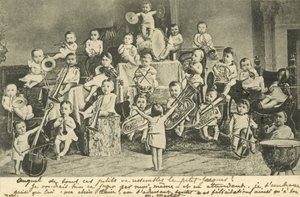Orchestre de bébés (litho) - European School