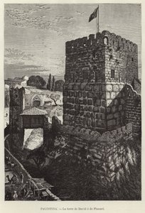 Palestine, La tour de David ou de Phasael - European School