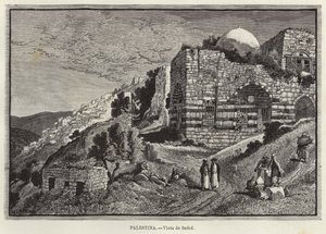 Palestine, Vue de Safed - European School