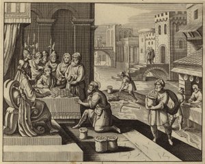 Parabole des talents (gravure) - European School