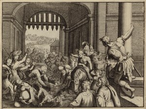 Peuple de Samarie pillant le camp abandonné des Araméens - European School