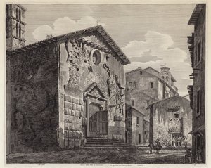 Vestiges de la Villa de Domitien, Rome, Italie - European School