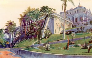 Résidence du sénateur général Pinheiro Machado (lithographie couleur)