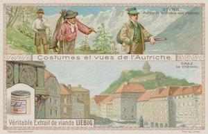 Chasseurs de retour en Styrie et vue de Graz - European School
