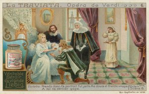 Rodolphe demande pardon à Violetta qui est mourante - European School