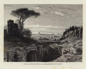 Ruines des palais des empereurs sur le Palatin - European School