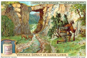 Pont de grès dans le White Canyon, Virginie - European School