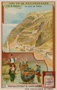Santorin : Le port et les pêcheurs de Thira - European School
