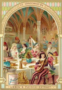 Scène du conte de fées des frères Grimm La Gardeuse d