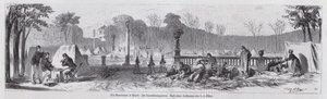 Scène dans le Jardin du Luxembourg sous la Commune de Paris - European School