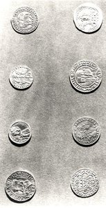 Sélection de 8 pièces de monnaie - European School