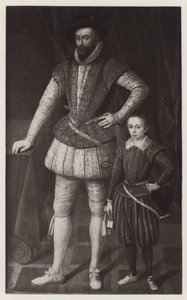 Sir Walter Raleigh et son fils - European School