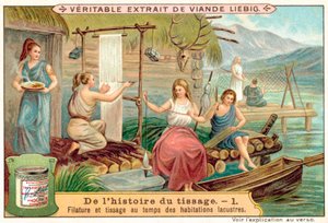 Filage et tissage dans un ancien village lacustre - European School
