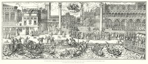 Place Saint-Marc, Le Doge sur le point de commencer la cérémonie des Noces de la Mer - European School