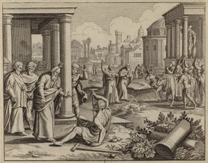 Saint Paul guérissant un homme qui était boiteux et n