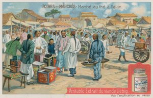 Marché du thé à Pékin