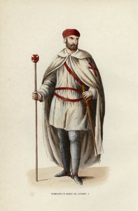 Templier en habit de guerre - European School