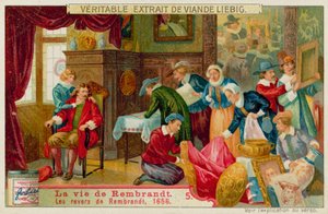 La faillite de Rembrandt - European School